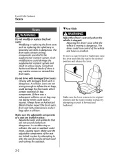 2009 Mazda MX 5 Miata Owners Manual, 2009 page 14