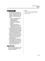 2009 Mazda MX 5 Miata Owners Manual, 2009 page 17