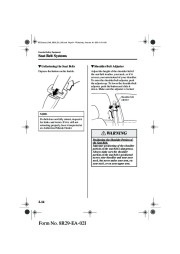 2003 Mazda 6 Owners Manual, 2003 page 24