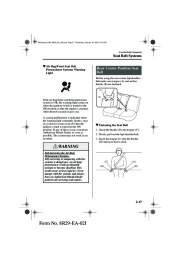 2003 Mazda 6 Owners Manual, 2003 page 27