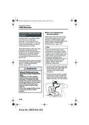 2003 Mazda 6 Owners Manual, 2003 page 34