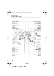 2003 Mazda 6 Owners Manual, 2003 page 8