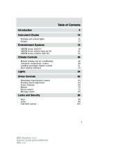 2005 Ford Explorer Owners Manual, 2005 page 1