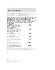 2005 Ford Explorer Owners Manual, 2005 page 32