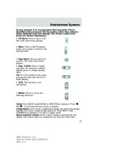 2005 Ford Explorer Owners Manual, 2005 page 35