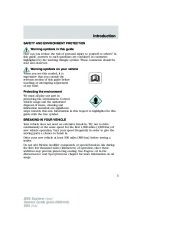 2005 Ford Explorer Owners Manual, 2005 page 5
