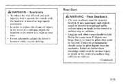 2002 Kia Sportage Owners Manual, 2002 page 23