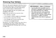 2002 Kia Sportage Owners Manual, 2002 page 28