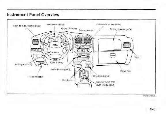 2002 Kia Sportage Owners Manual