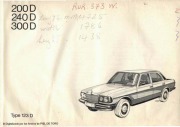 1979-1985 Mercedes-Benz 200D 240D 300D W123 Owners Manual, 1979,1980,1981,1982,1983,1984,1985 page 3