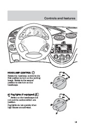 2000 Ford Focus Owners Manual, 2000 page 19