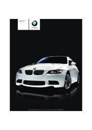 2011 BMW 3-Series M3 E90 E92 E93 Owners Manual, 2011 page 1