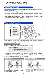 2010 Toyota Land Cruiser Quick Reference Owners Guide, 2010 page 12