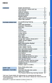 2010 Toyota Land Cruiser Quick Reference Owners Guide, 2010 page 3