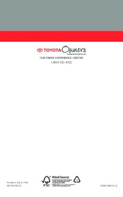 2010 Toyota Land Cruiser Quick Reference Owners Guide, 2010 page 32