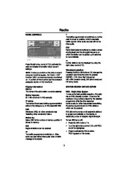Land Rover Range Rover Audio and Navigation System Manual, 2001 page 15
