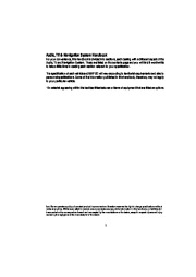 Land Rover Range Rover Audio and Navigation System Manual, 2001 page 3