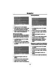 Land Rover Range Rover Audio and Navigation System Manual, 2001 page 38