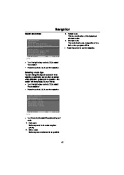 Land Rover Range Rover Audio and Navigation System Manual, 2001 page 45