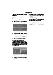 Land Rover Range Rover Audio and Navigation System Manual, 2001 page 48
