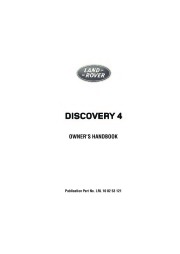 Land Rover Discovery 4 Handbook Owners Manual, 2012 page 1