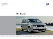 2009 Volkswagen Touran VW Catalog, 2009 page 1