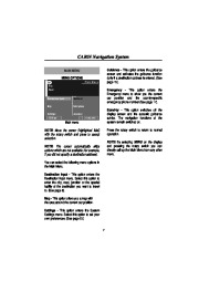 Land Rover CARiN II Audio and Navigation System Manual, 1999 page 12