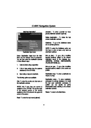 Land Rover CARiN II Audio and Navigation System Manual, 1999 page 13