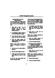 Land Rover CARiN II Audio and Navigation System Manual, 1999 page 17