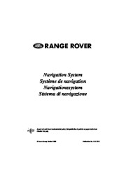 Land Rover CARiN II Audio and Navigation System Manual, 1999 page 2
