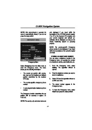 Land Rover CARiN II Audio and Navigation System Manual, 1999 page 22