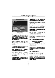 Land Rover CARiN II Audio and Navigation System Manual, 1999 page 24