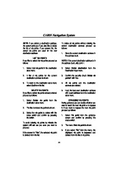 Land Rover CARiN II Audio and Navigation System Manual, 1999 page 27