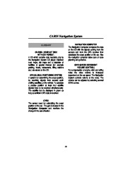 Land Rover CARiN II Audio and Navigation System Manual, 1999 page 34