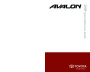 2009 Toyota Avalon Quick Reference Owners Guide, 2009 page 1