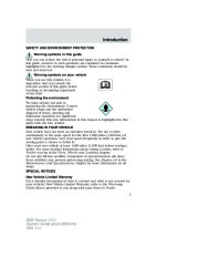 2008 Ford Taurus Owners Manual, 2008 page 5