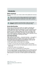 2008 Ford Taurus Owners Manual, 2008 page 6