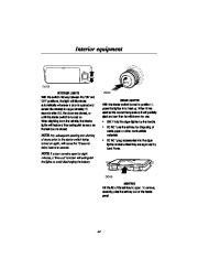 Land Rover Defender 90, 110, 130 Td5, Tdi, V8 Owners Manual, 1999 page 47
