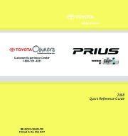 2008 Toyota Prius Reference Owners Guide, 2008 page 1