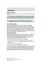 2004 Ford Explorer Owners Manual, 2004 page 6