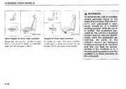 2003 Kia Sorento Owners Manual, 2003 page 26