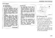 2003 Kia Sorento Owners Manual, 2003 page 29