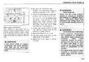 2003 Kia Sorento Owners Manual, 2003 page 49