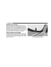 2009 Chrysler Sebring Sedan Owners Manual, 2009 page 8
