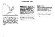 2003 Kia Sedona Owners Manual, 2003 page 12