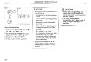 2003 Kia Sedona Owners Manual, 2003 page 16