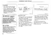 2003 Kia Sedona Owners Manual, 2003 page 18