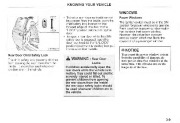 2003 Kia Sedona Owners Manual, 2003 page 19