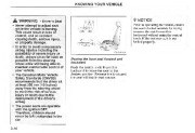 2003 Kia Sedona Owners Manual, 2003 page 26