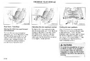 2003 Kia Sedona Owners Manual, 2003 page 34